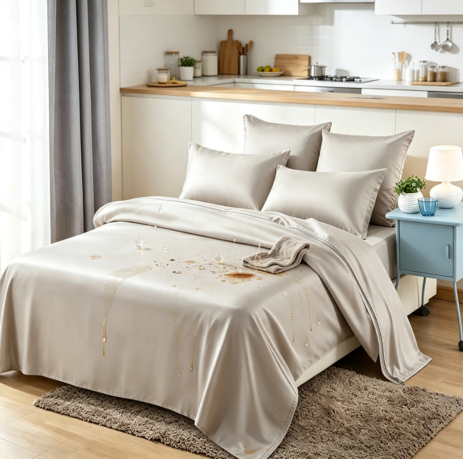 Drap‑housse protège‑matelas en Tencel imperméable anti‑taches, anti‑acariens, élastique renforcé pour matelas épais, lavable en machine